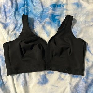 Cacique 40DDD Black Unlined Full Coverage Bra